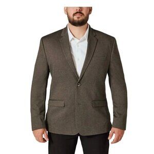 Infinity Linearflex Men's XXL Brown Stretch Modern Fit Blazer  M0776